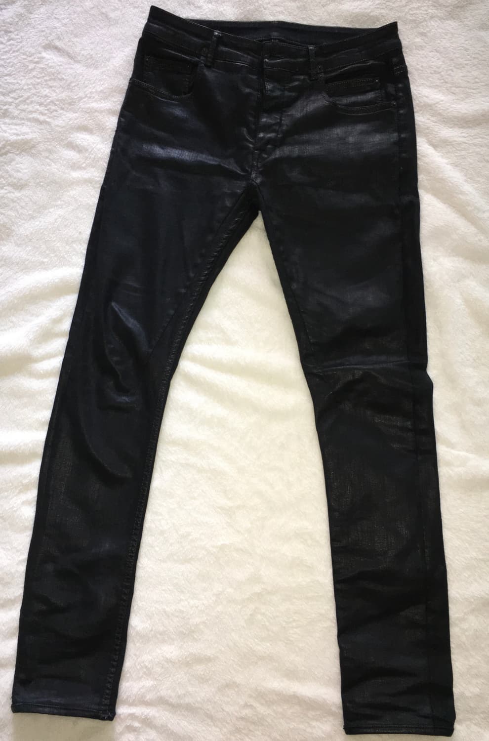 릭오웬스 디트로이트 컷 코팅진 size 30 상품이미지1