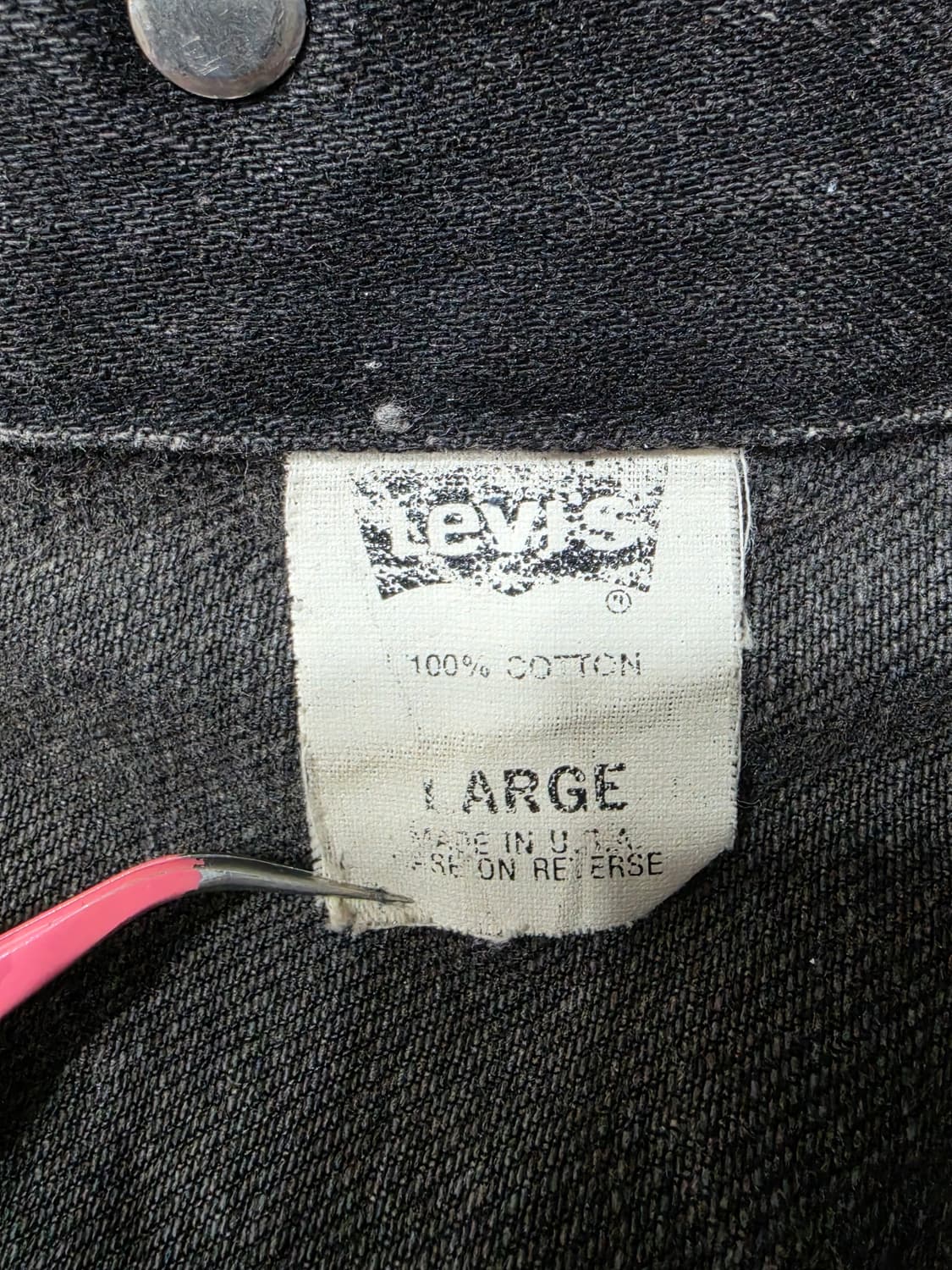 리바이스 90s USA 70598 트러커 데님 자켓 L 상품이미지7