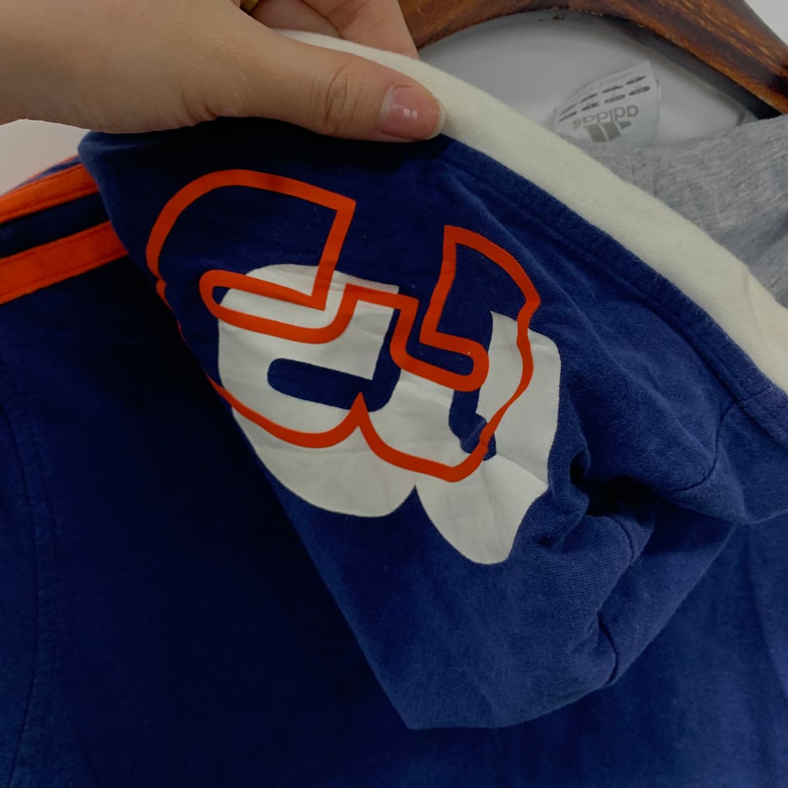 아디다스 00s y2k 와투케 네이비 후드집업 상품이미지5