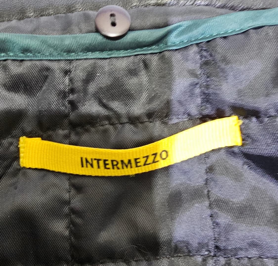 인터메조 블랙 가죽 자켓 100 상품이미지8