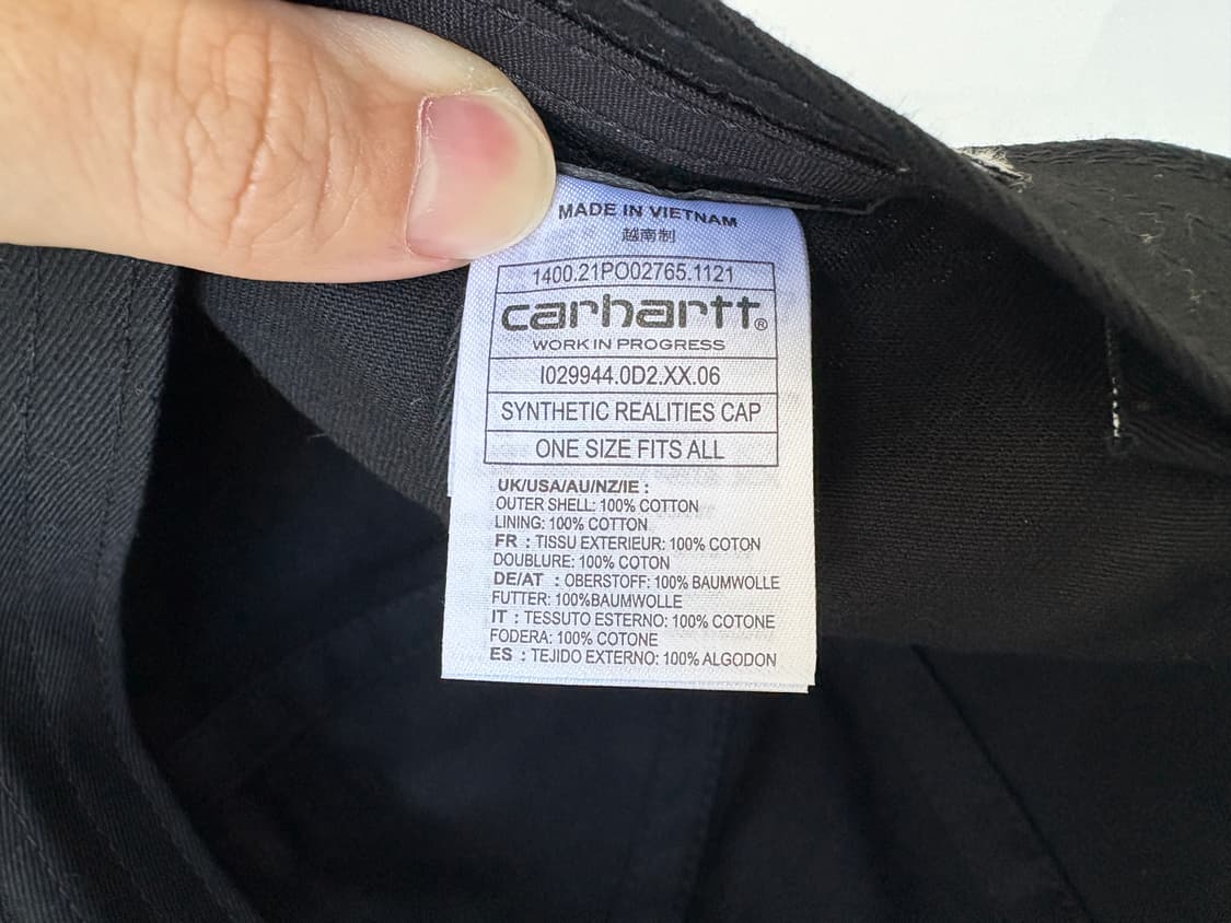 Carhartt WIP SYNTHETIC REALITIES CAP  상품이미지5