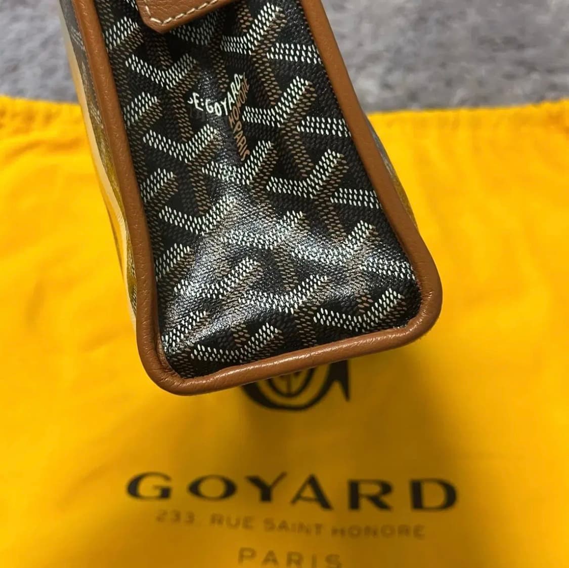 [GM] 고야드 마카쥬 쥬방스 클러치 블랙탄 상품이미지7