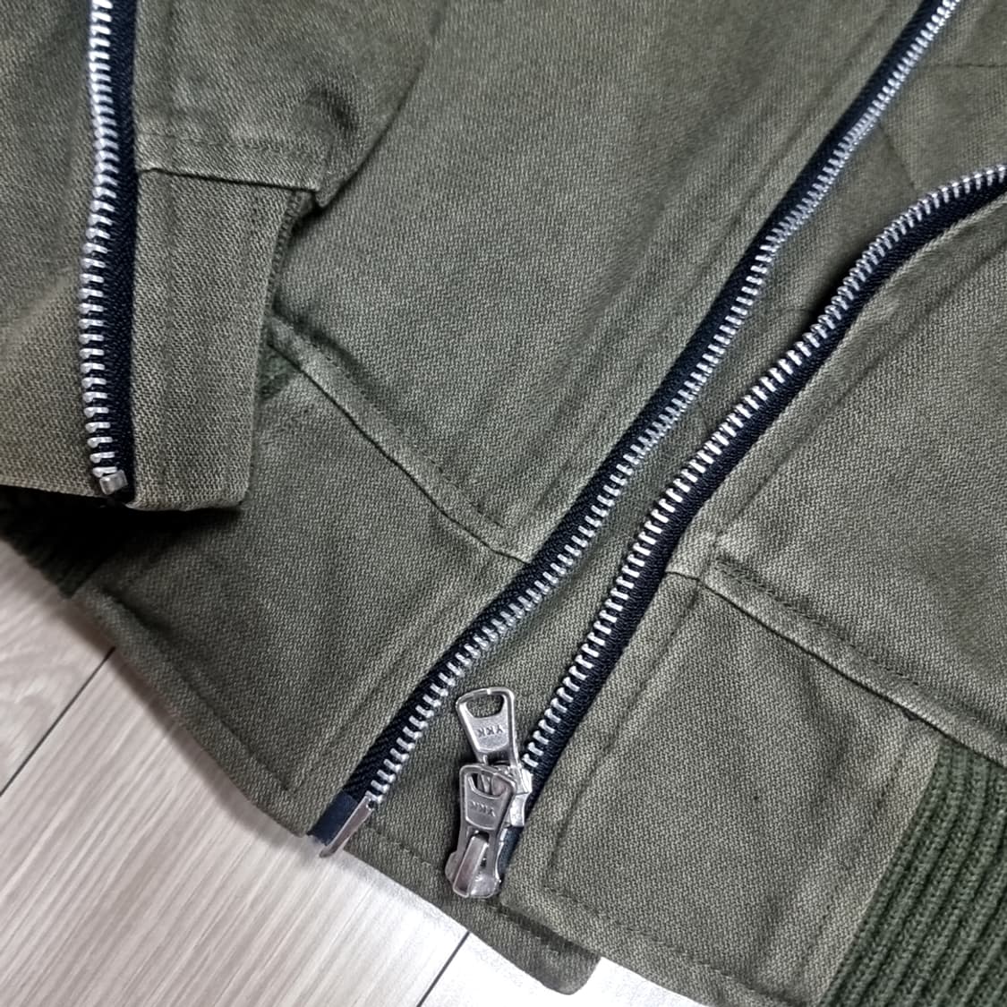 프리즘웍스 밀리터리 빈티지 ma1 봄버 자켓(L) 상품이미지2