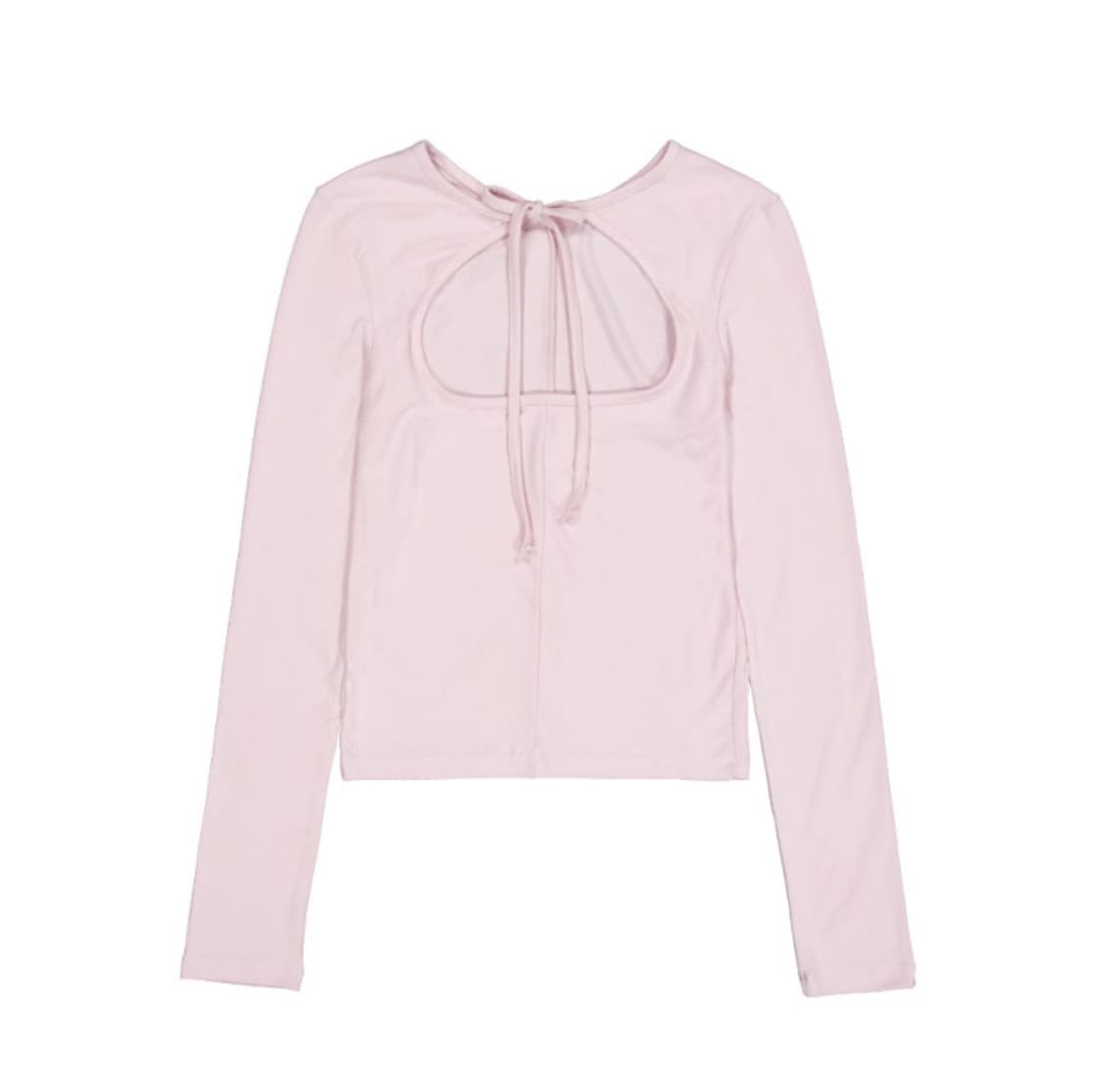 새상품) 페르트 pehrt 투웨이 리본 티셔츠 베이비핑크 아일릿 모카 상품이미지1