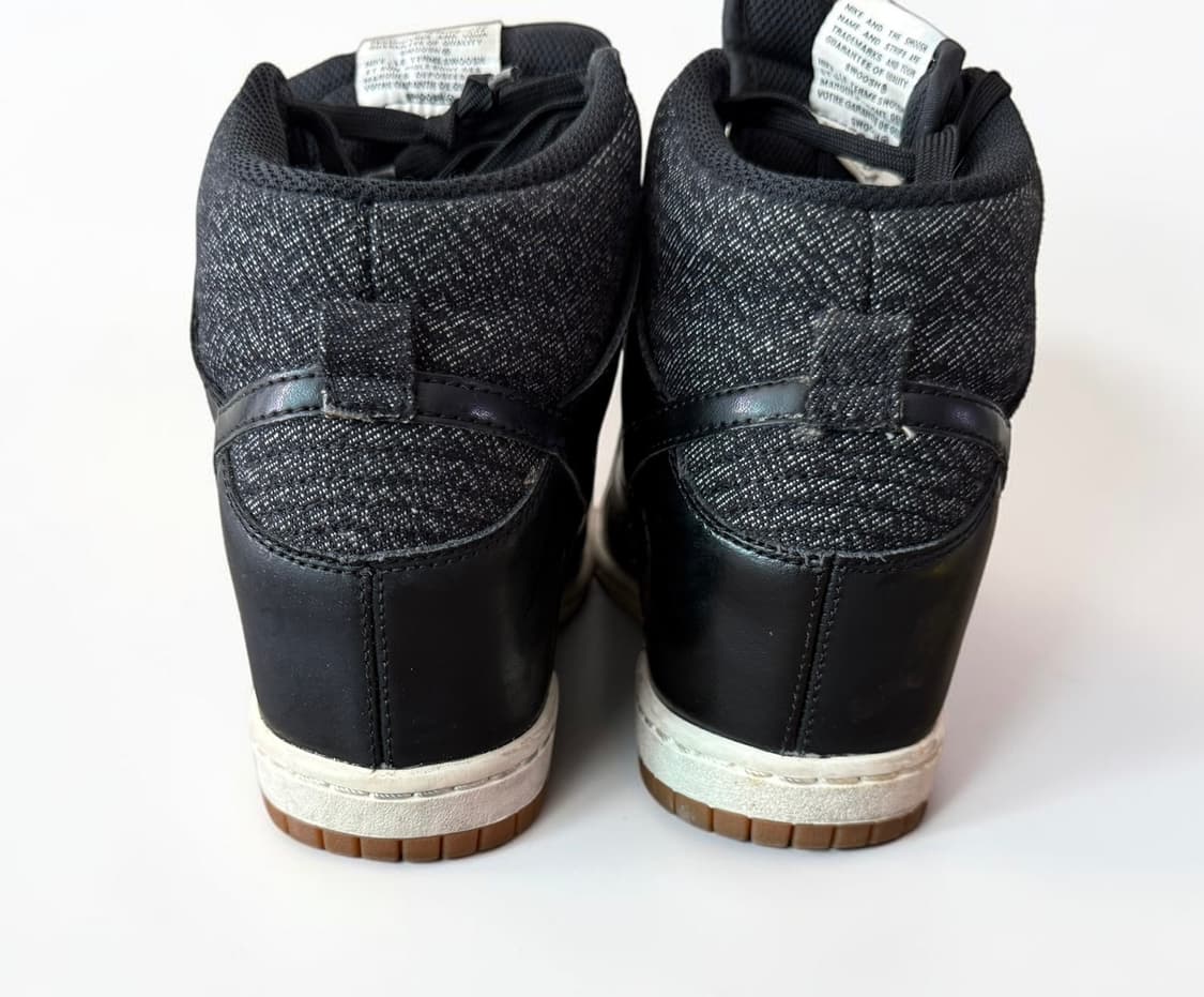 나이키 덩크 스카이 하이(Sky High) 블랙 데님 컬러 -240 상품이미지3