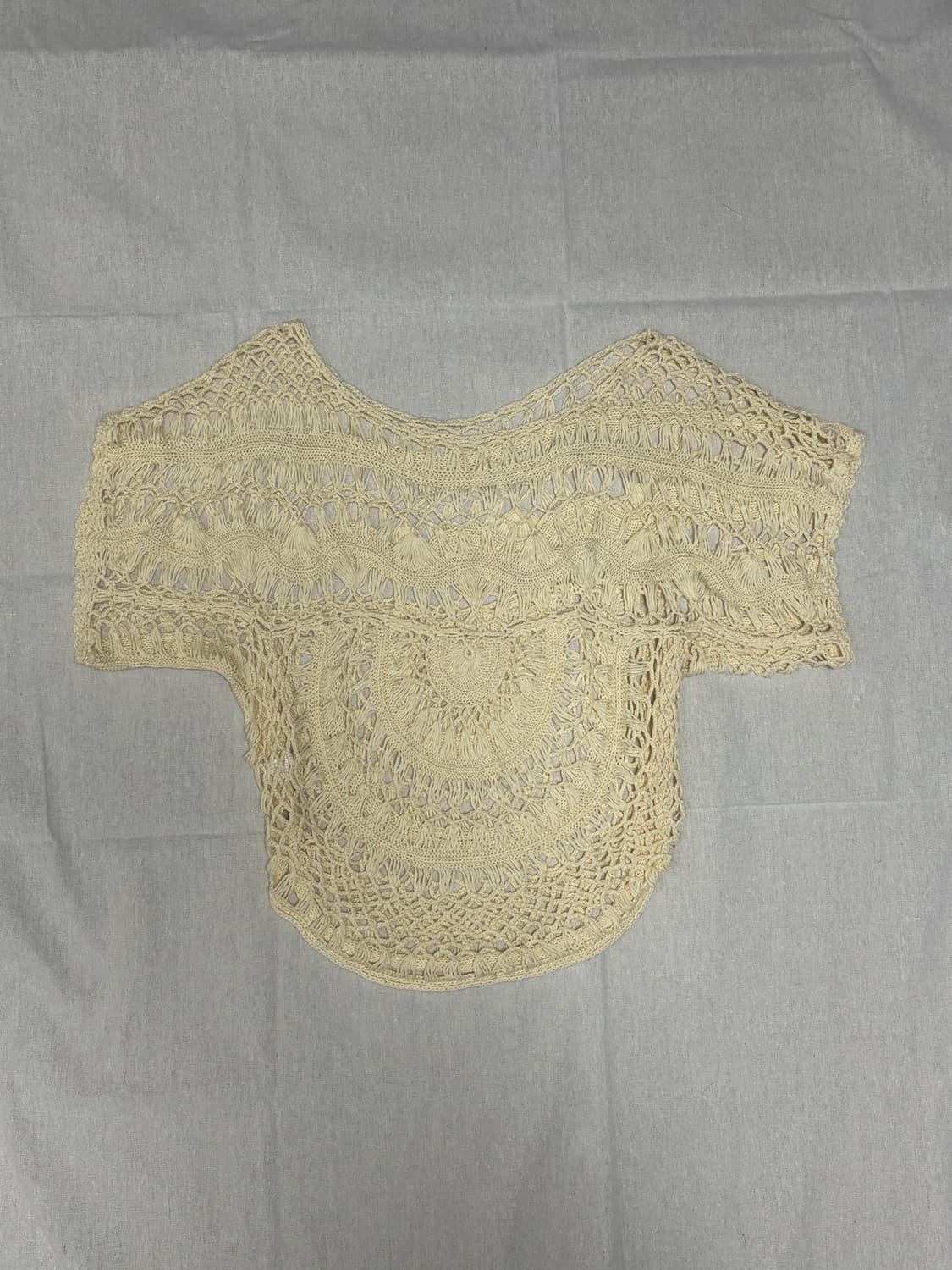 [elle] 엘르 크로쉐 그물 니트  상품이미지2