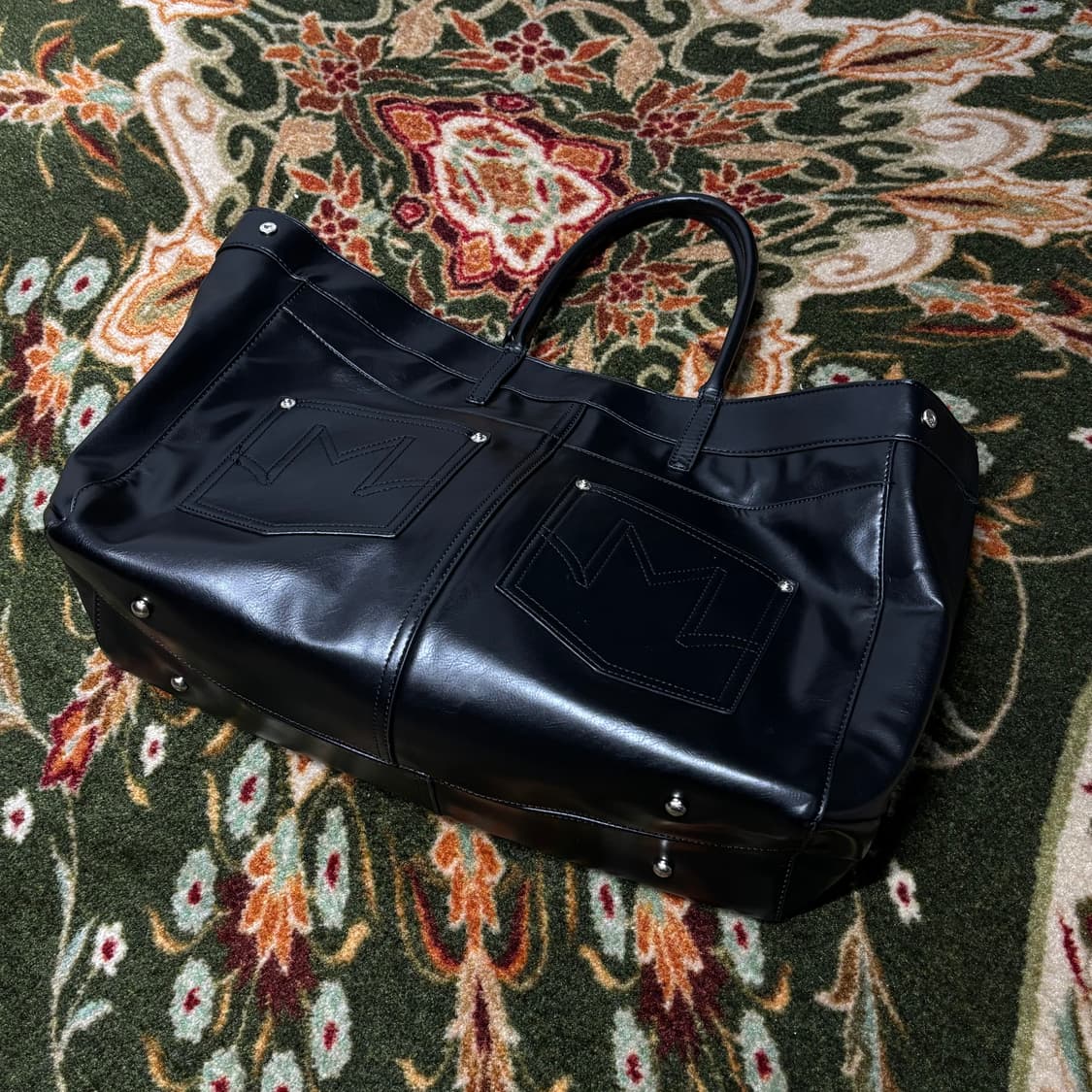  vtg jeans homage cowhide tote bag 상품이미지5