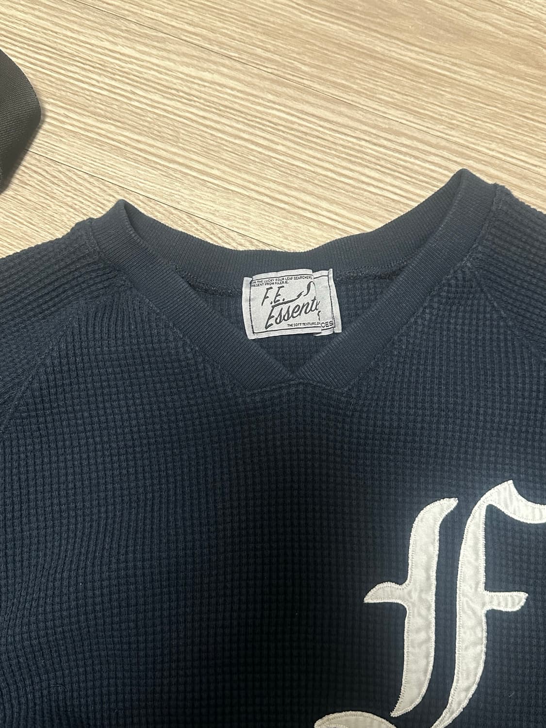 샵페어리 박시 네이비 맨투맨 상품이미지3