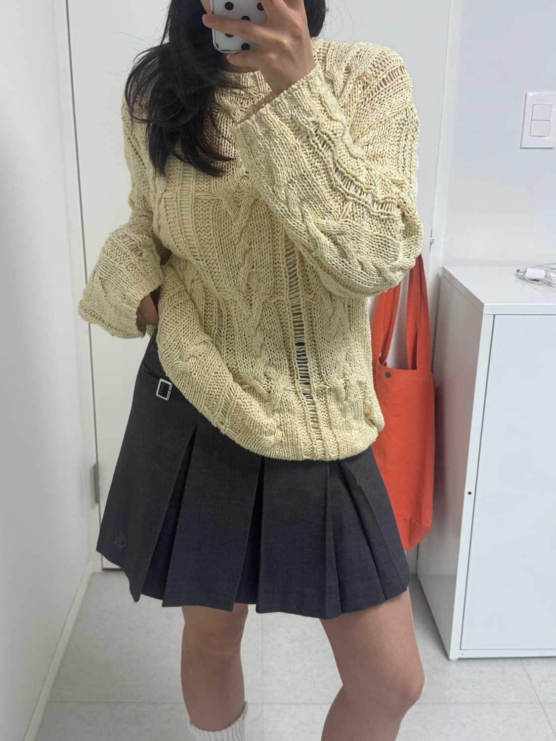 시티브리즈 플리츠 치마 상품이미지5