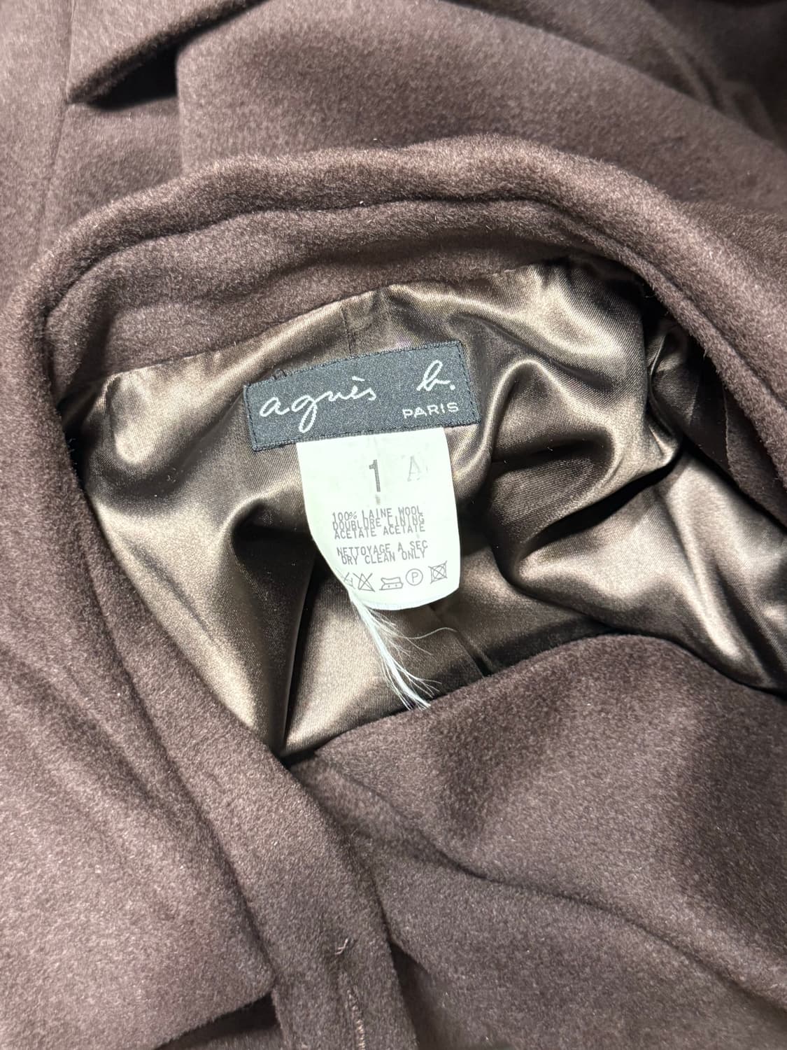 아네스베 더블 브레스티드 코트 상품이미지4