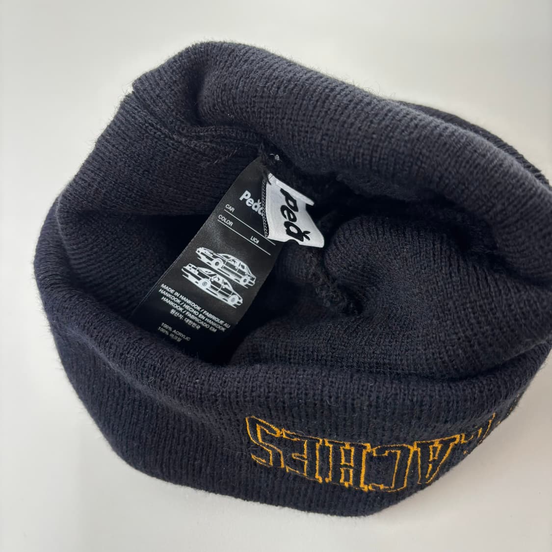 Peaches. 'University' 니트 비니 (BK) 상품이미지3