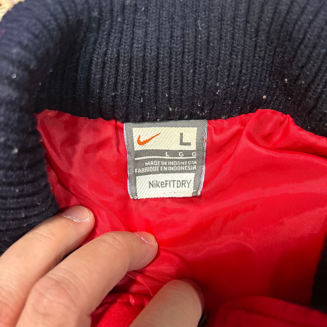 [L] 나이키 레드 푸퍼 패딩자켓 상품이미지4