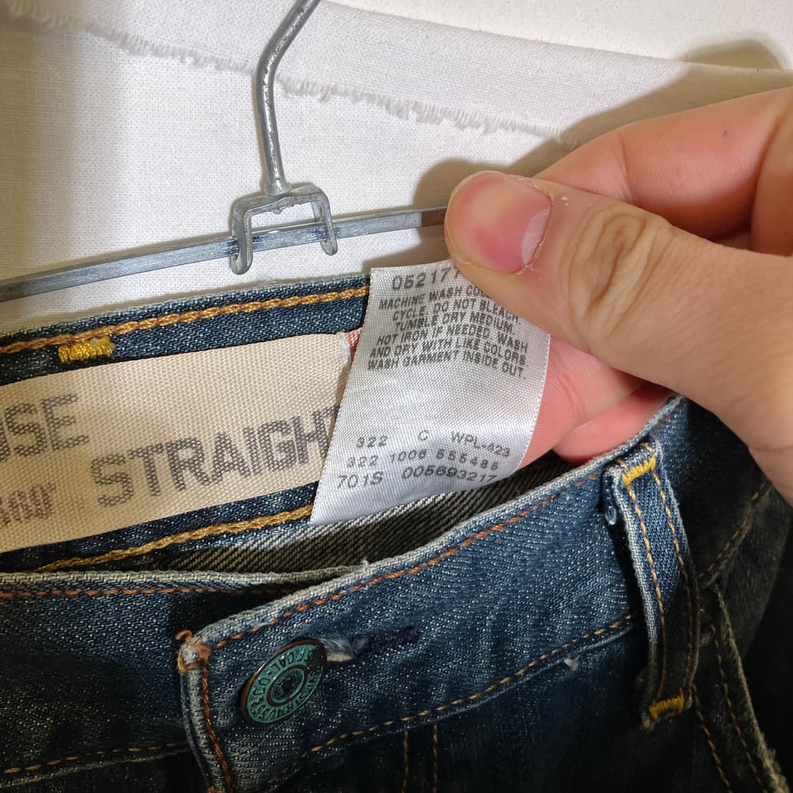 34인치)리바이스 00s 569 루즈스트레이트 데님 청바지 상품이미지5