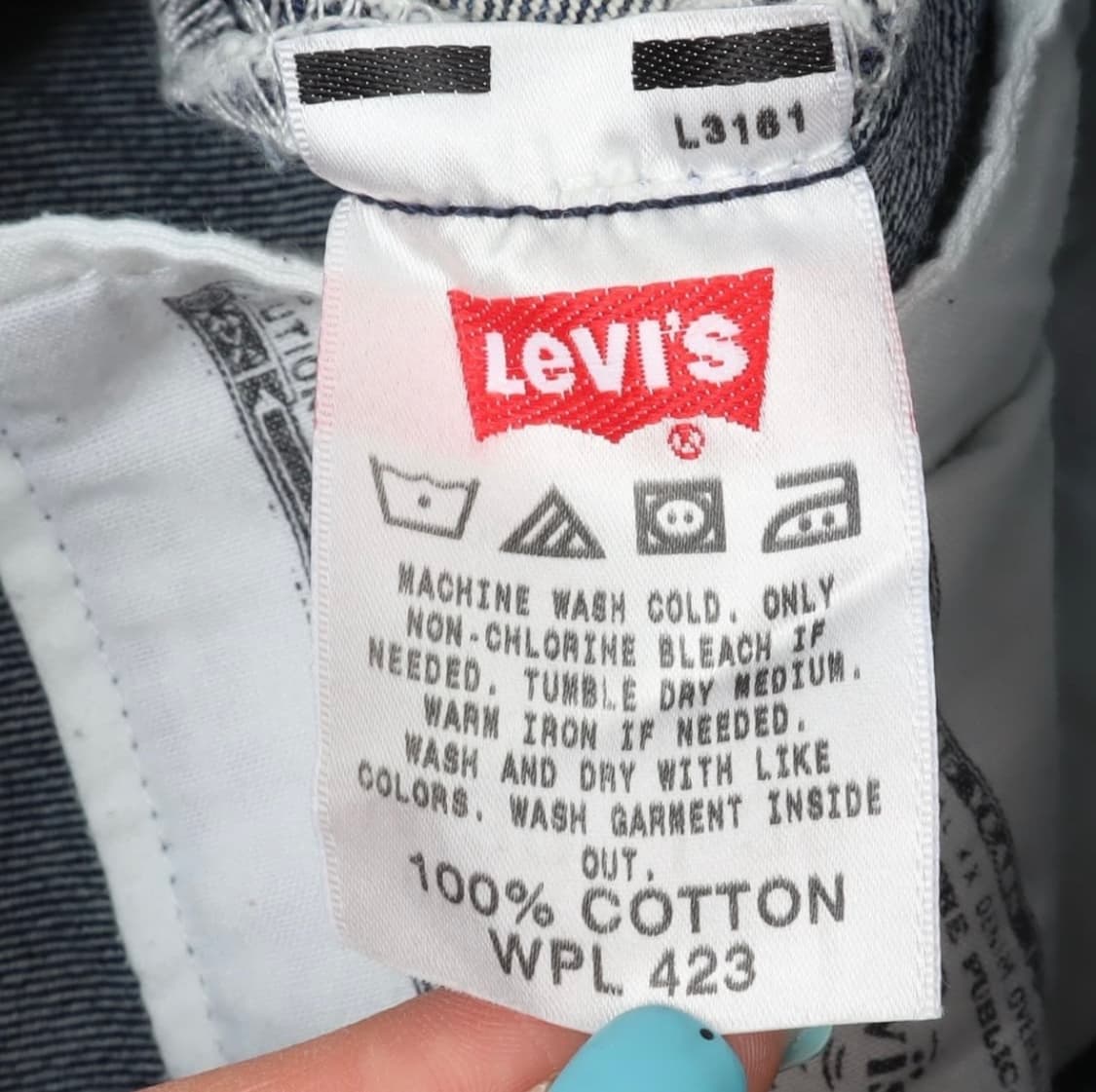 리바이스 501 스트레이트 레그 버튼플라이 데님팬츠 상품이미지8