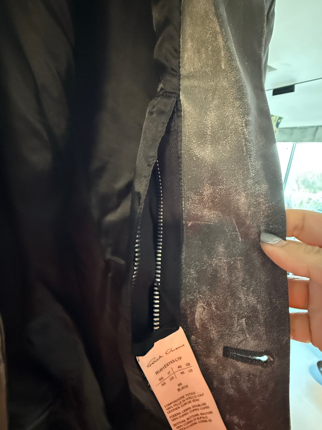 리도 가죽 자켓 ss2025 상품이미지7