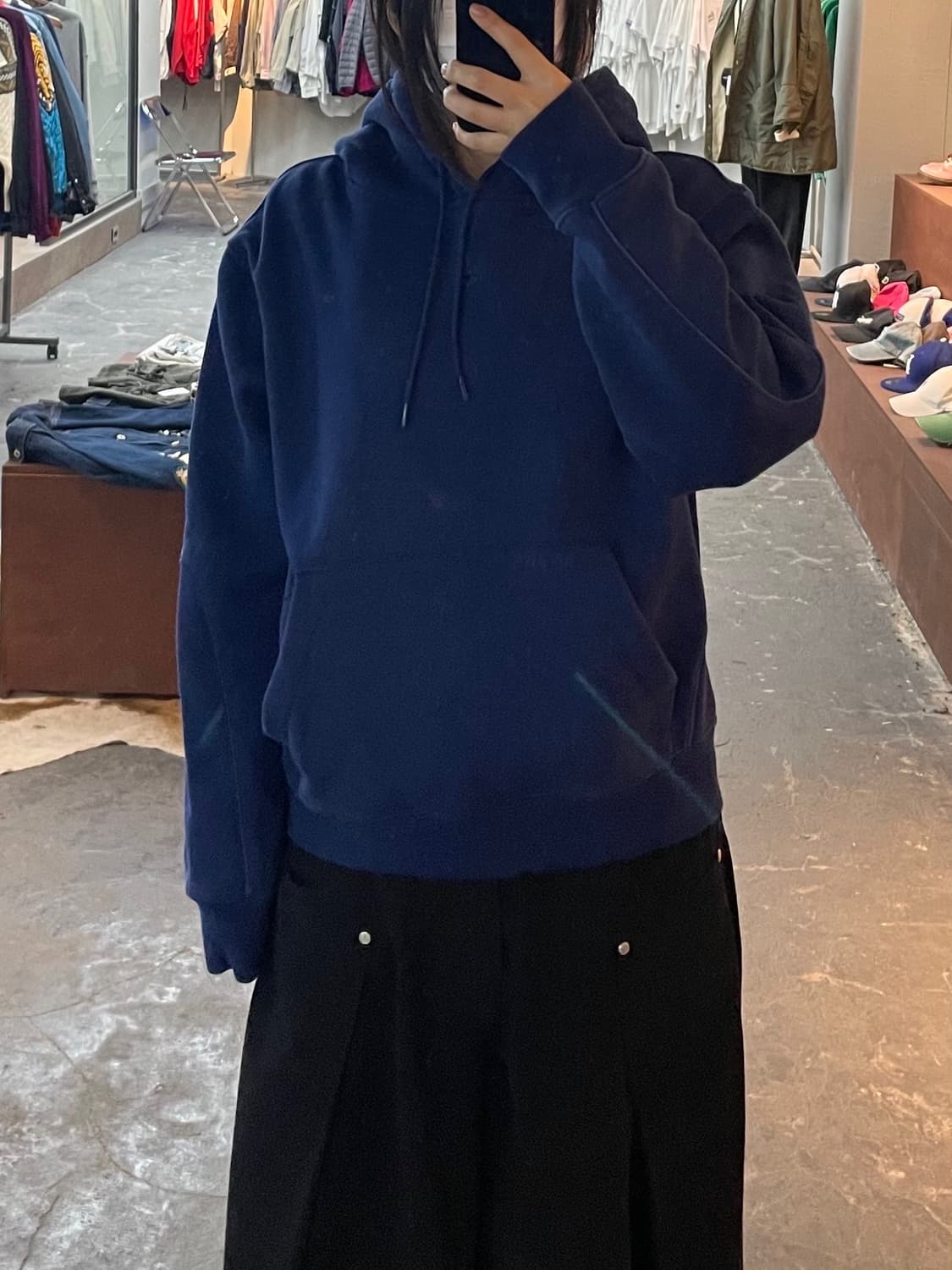 나이키 X 드레이크 녹타 카디널 스탁 에센셜 후드네이비 H1957 상품이미지1