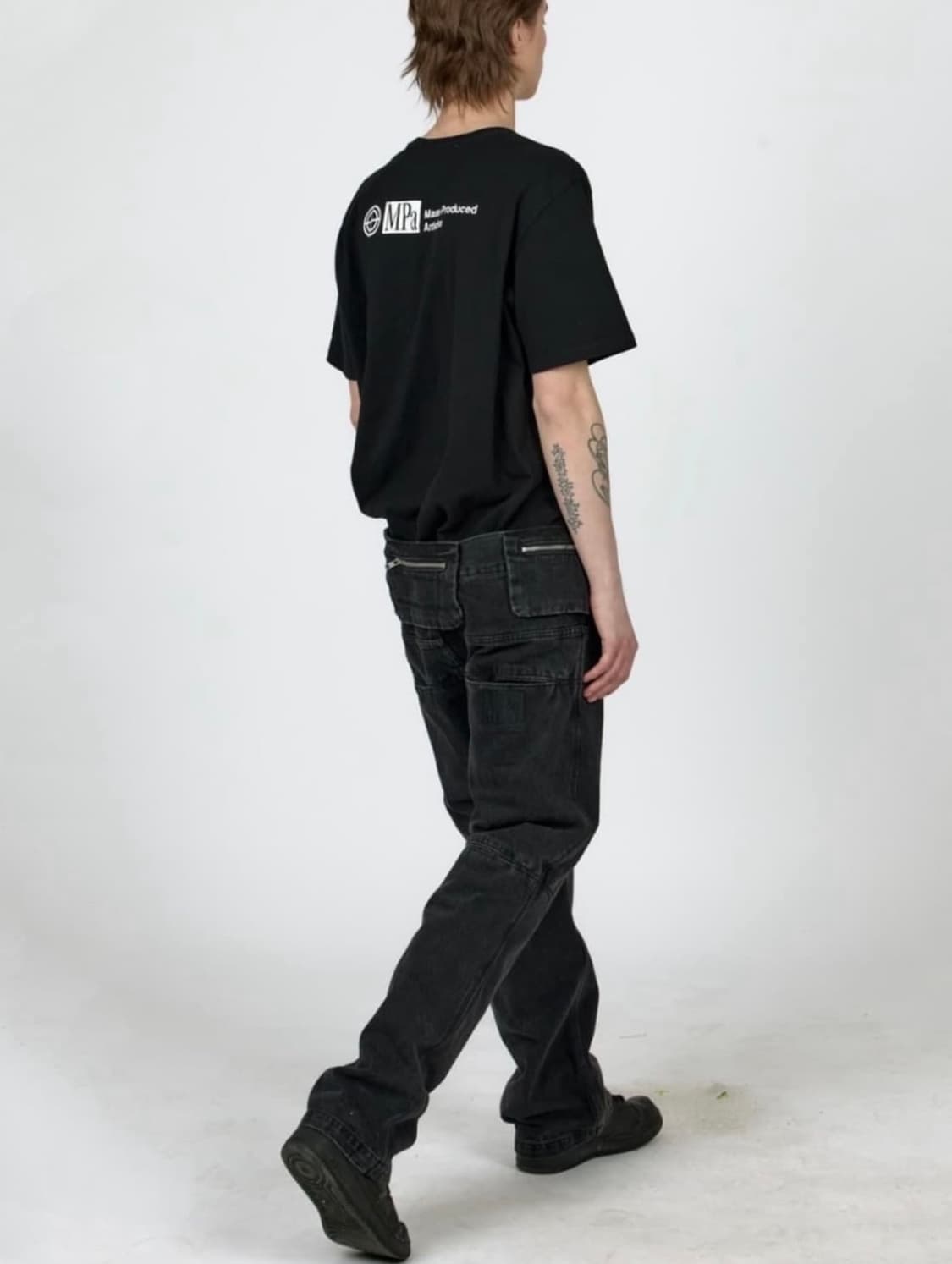 플라스틱프로덕트 MPa bag pants 백팬츠 블랙 상품이미지2