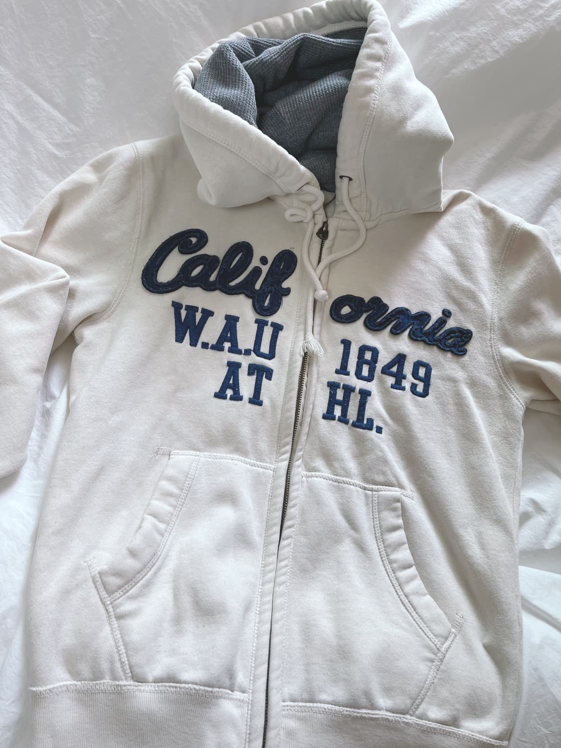 후아유 후드집업 아이보리 S 상품이미지1