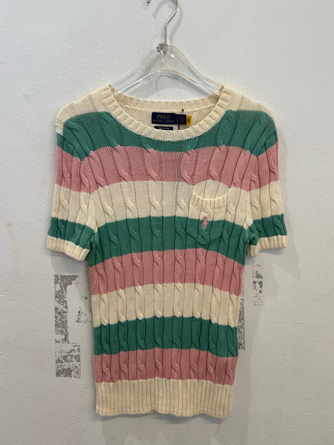 Polo Ralph Lauren Pima  Cotton Cable Str 상품이미지1