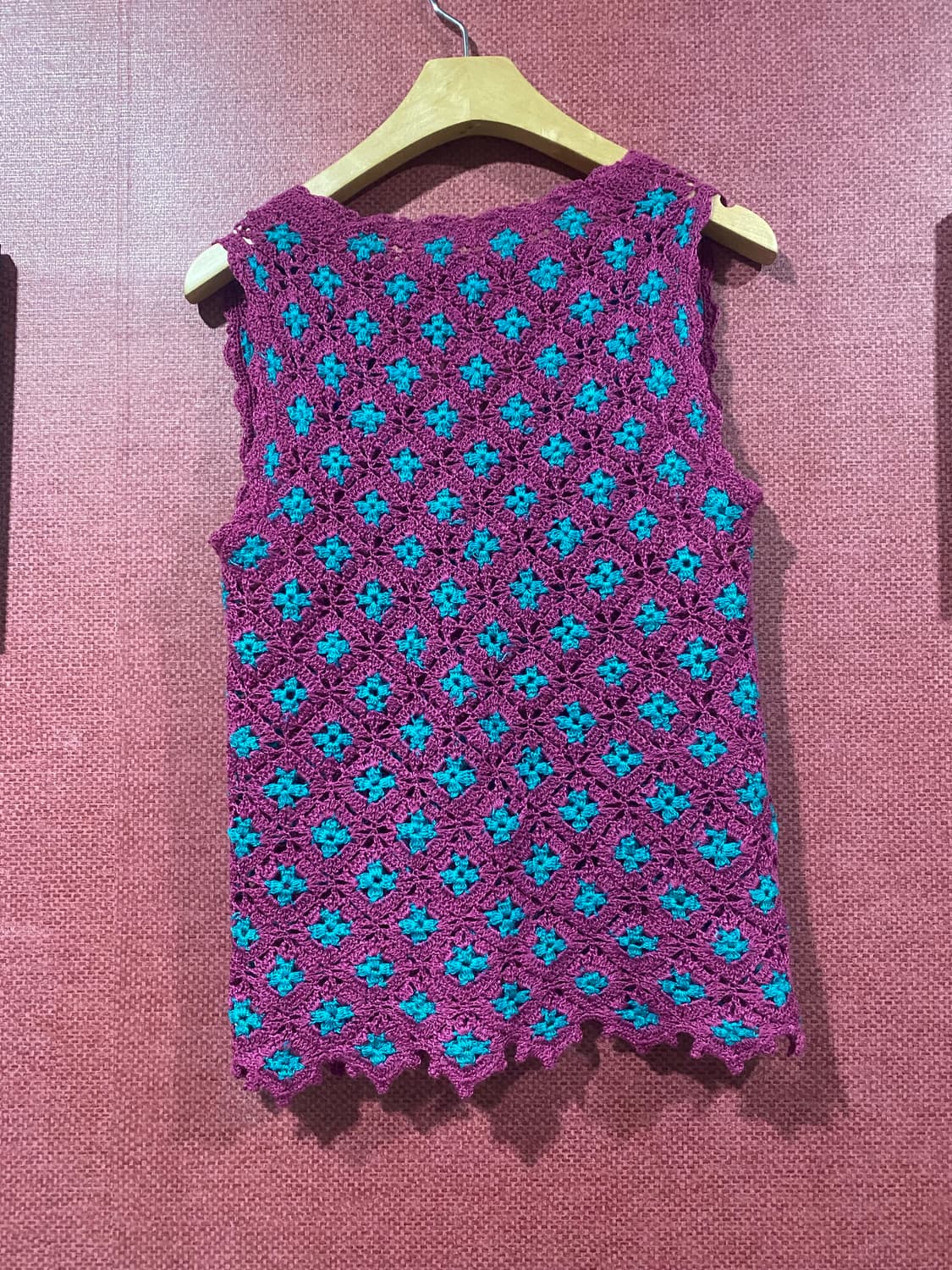 수제 뜨개 니트 조끼 상품이미지7