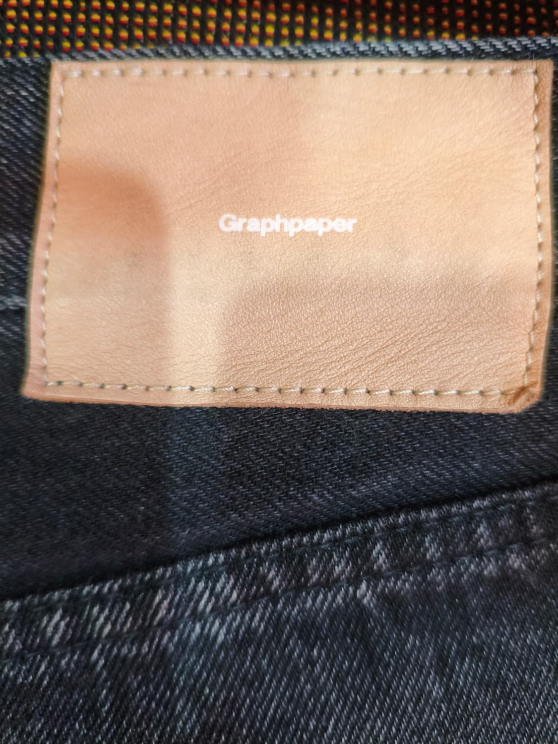 그라프페이퍼 셀비지 와이드 스트레이트 데님 팬츠 판매합니다 상품이미지8