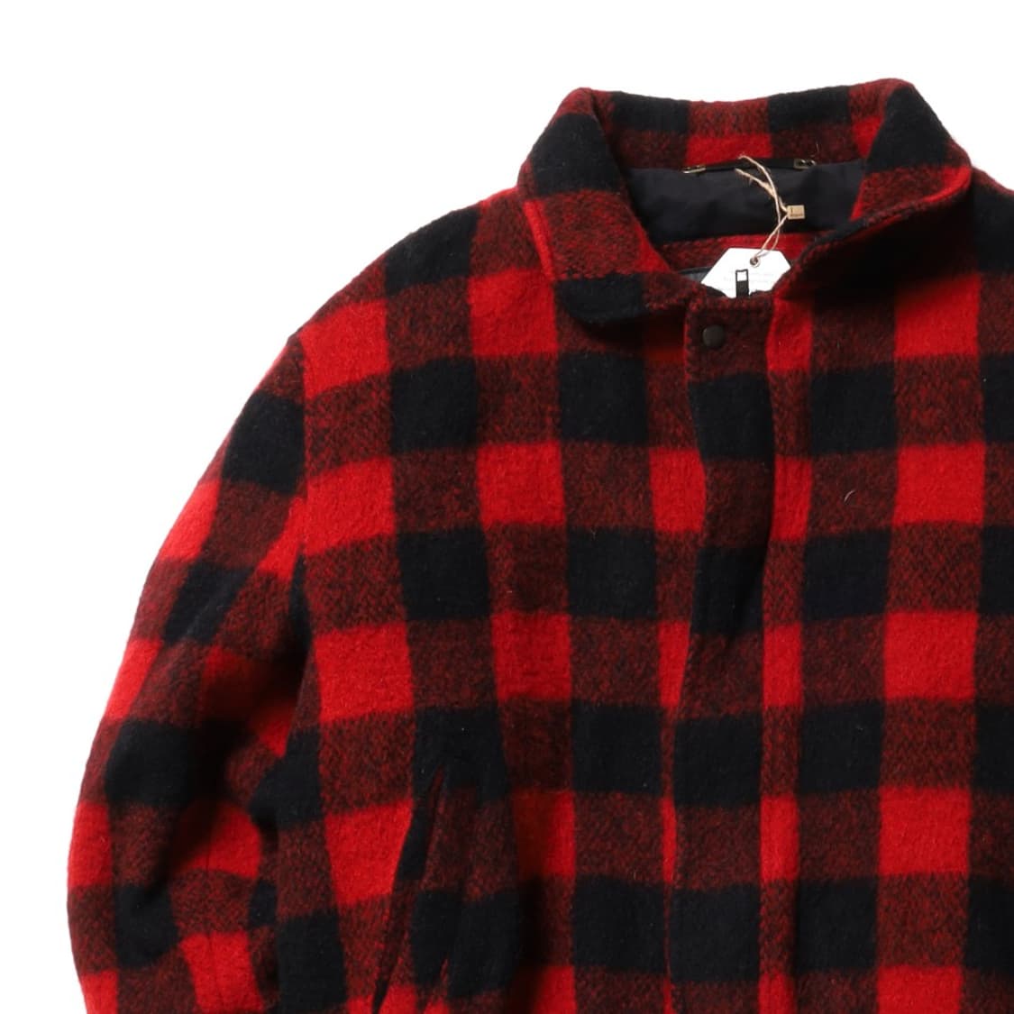 MIRAGE Check Pattern Wool Blouson Jacket 상품이미지2