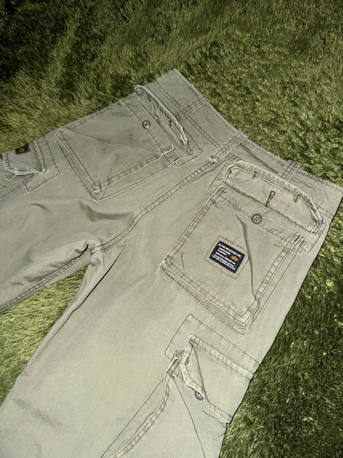 [S] 알파인더스트리 재팬 릴리즈 멀티 카고 팬츠 세이지 그린 상품이미지9