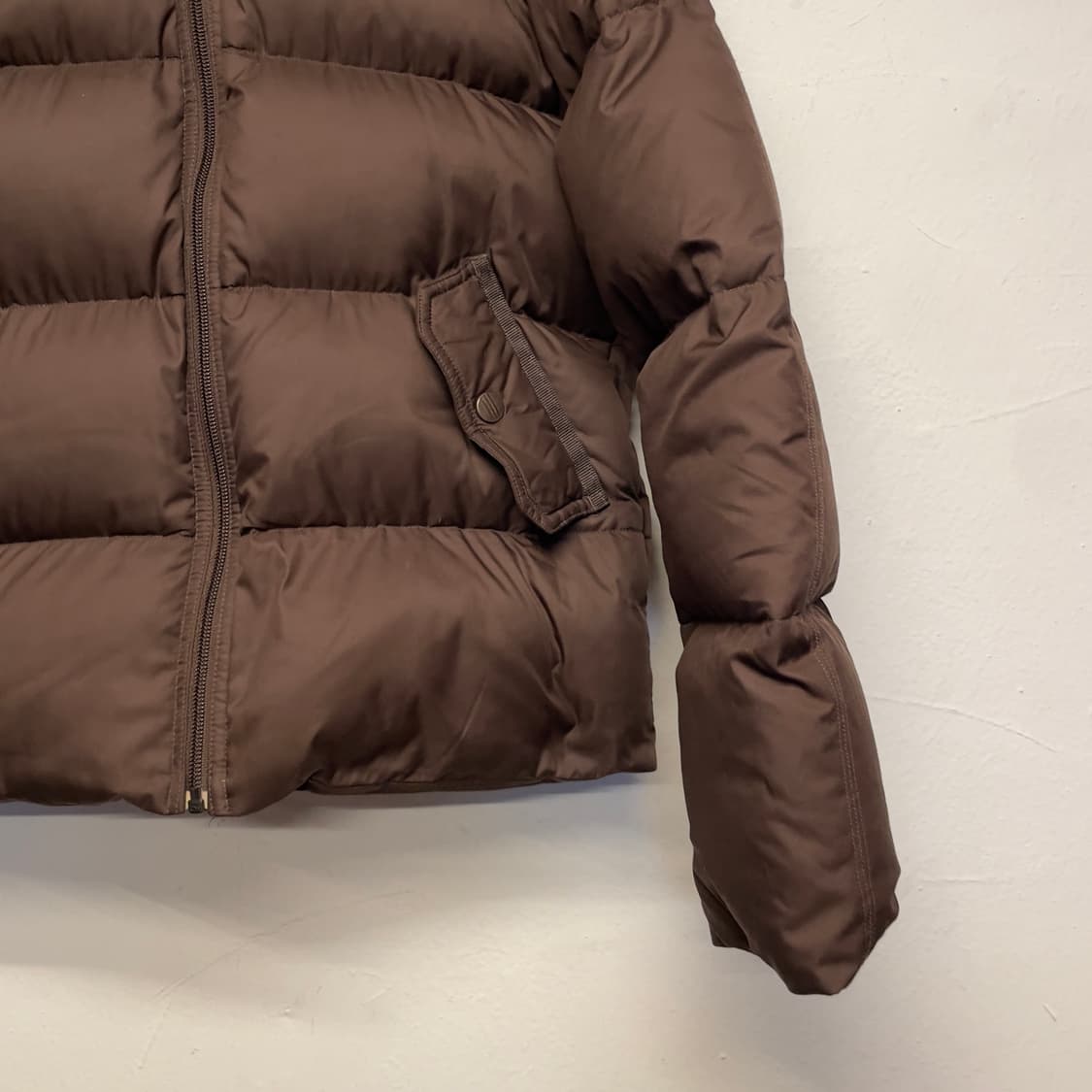 아디다스 (우먼) 브라운 덕 다운  숏 패딩   상품이미지4
