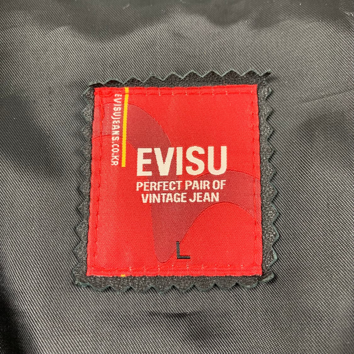 에비수 빈티지 양가죽 레더 자켓 블랙  상품이미지8