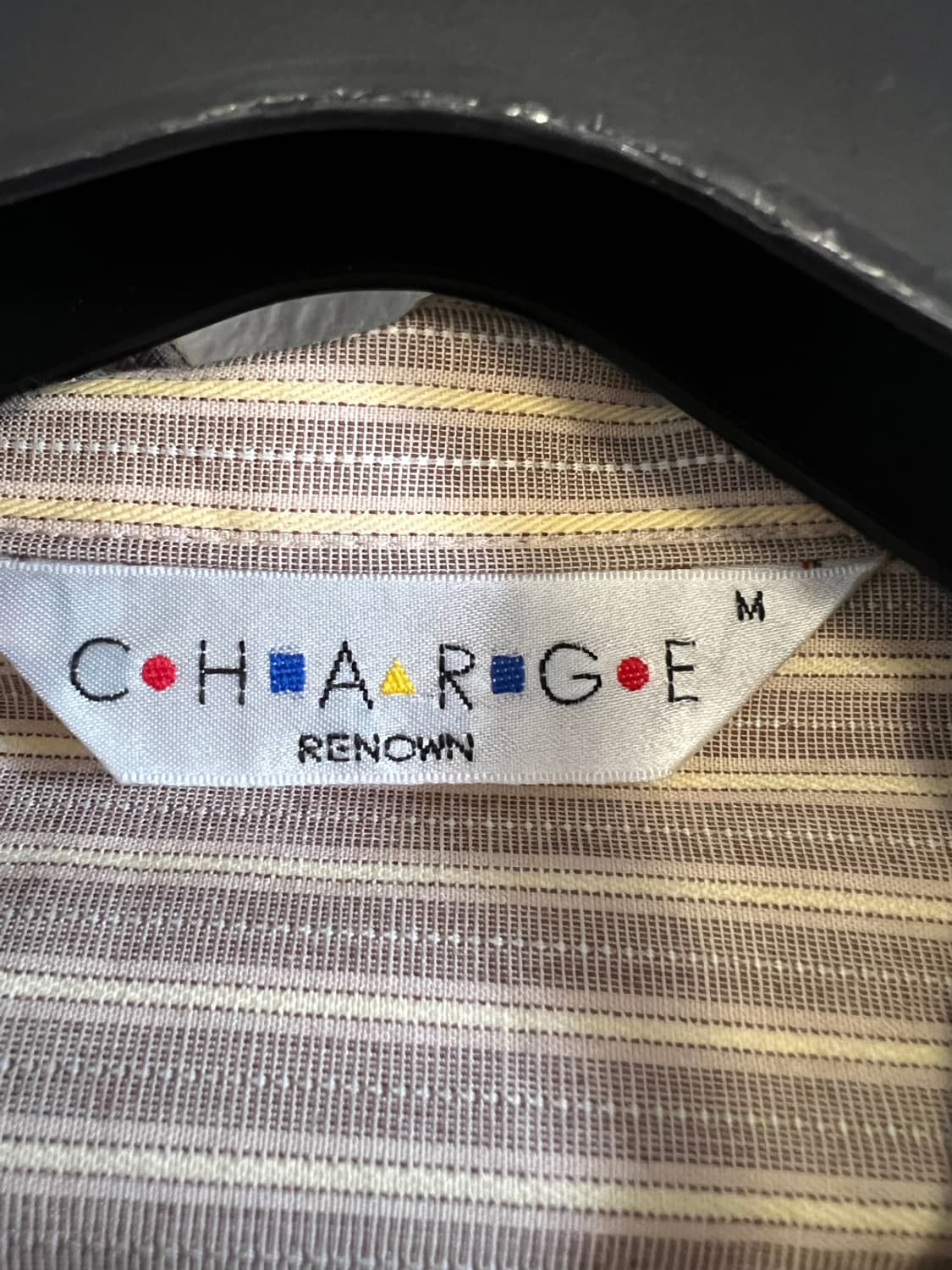 M) 빈티지 JPN VCHARGE by RENOWN 멀티 스트라이프 셔츠 상품이미지3