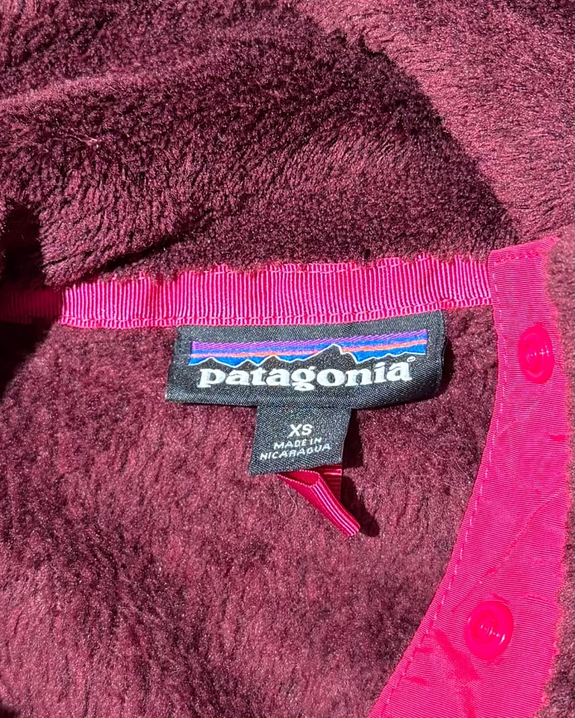파타고니아 우먼스 버건디 리툴 스냅티 풀오버 플리스 상품이미지7