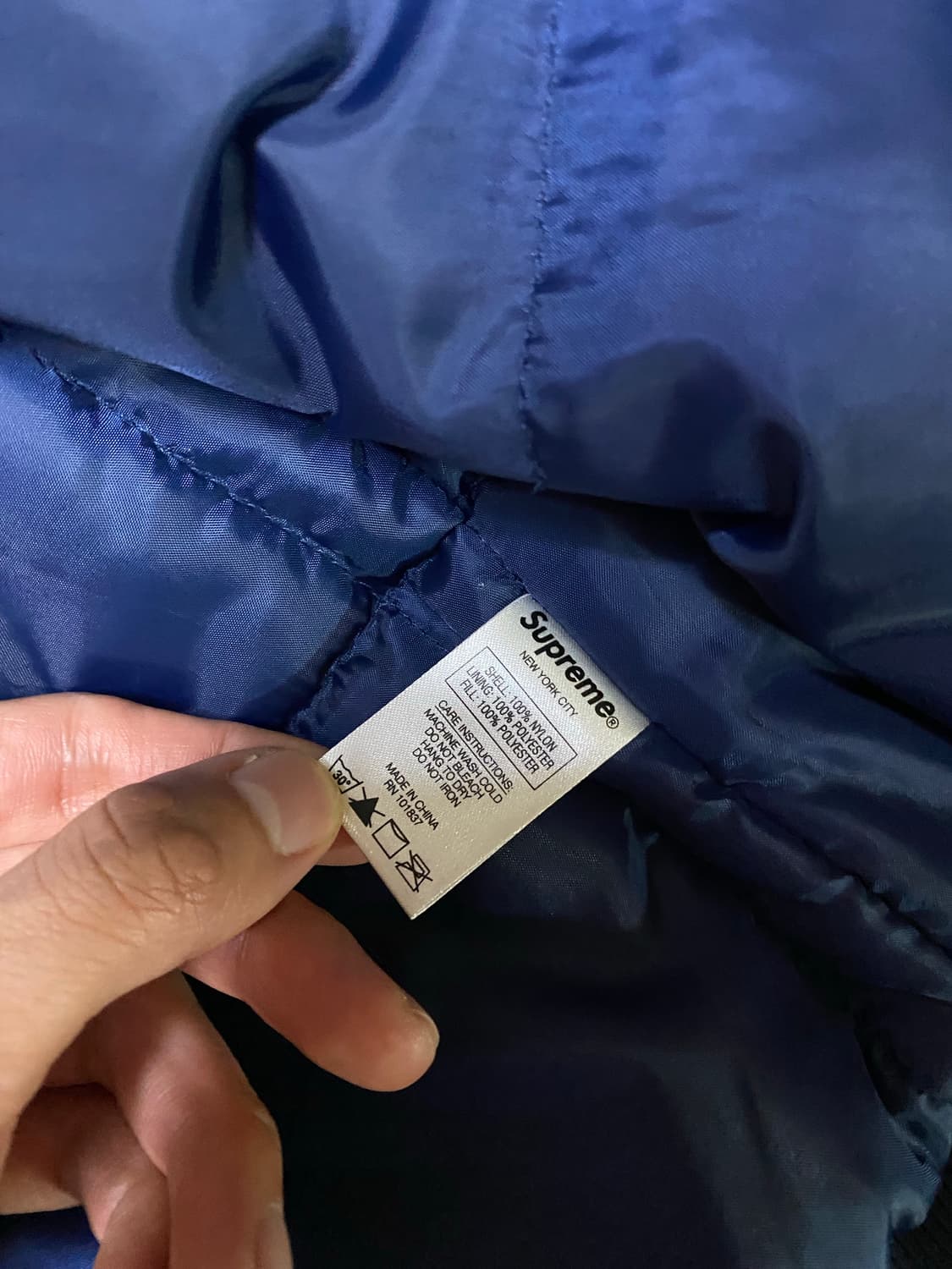 Supreme 20FW Contrast Script Vartsity  상품이미지3