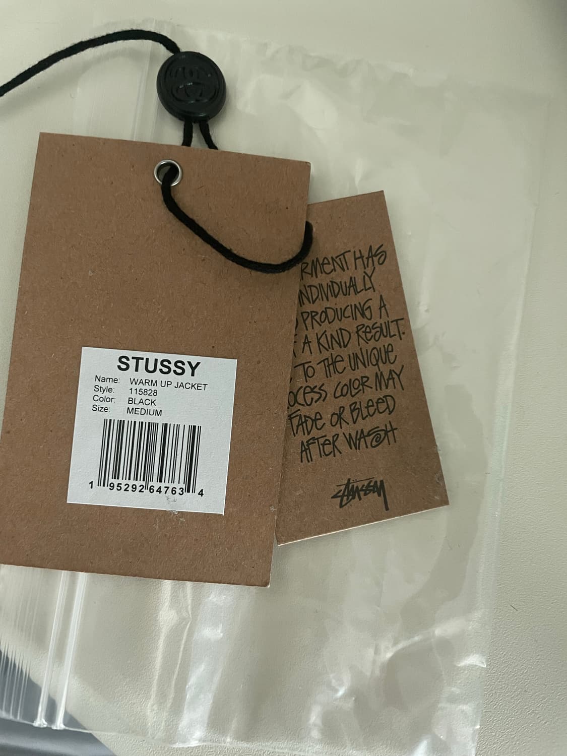 스투시 웜업 자켓 (M) 상품이미지5