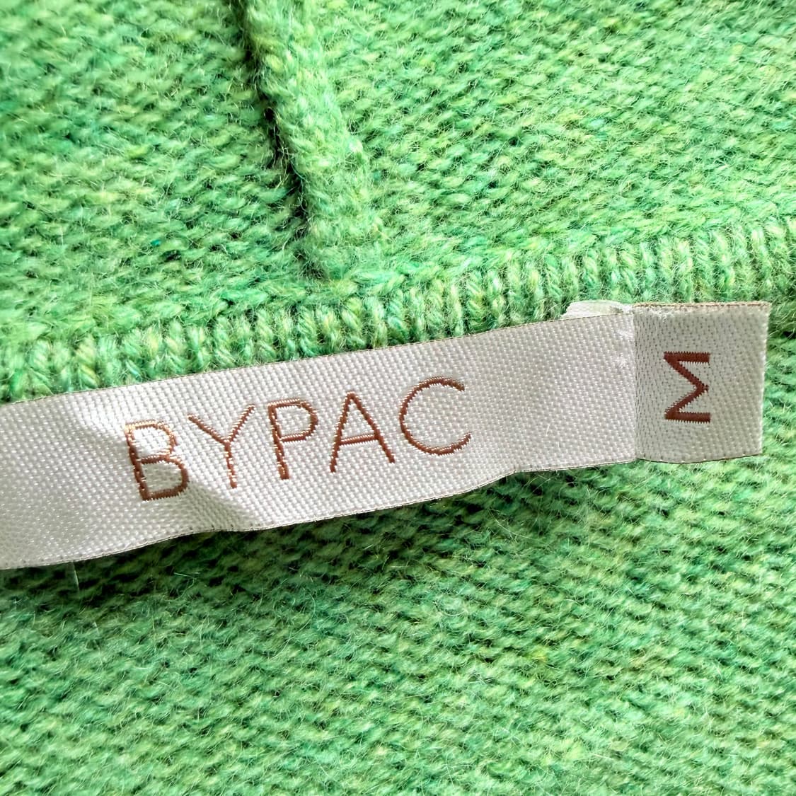 [캐시미어 100%] 그린 후드 포켓 니트 가디건 M 상품이미지4