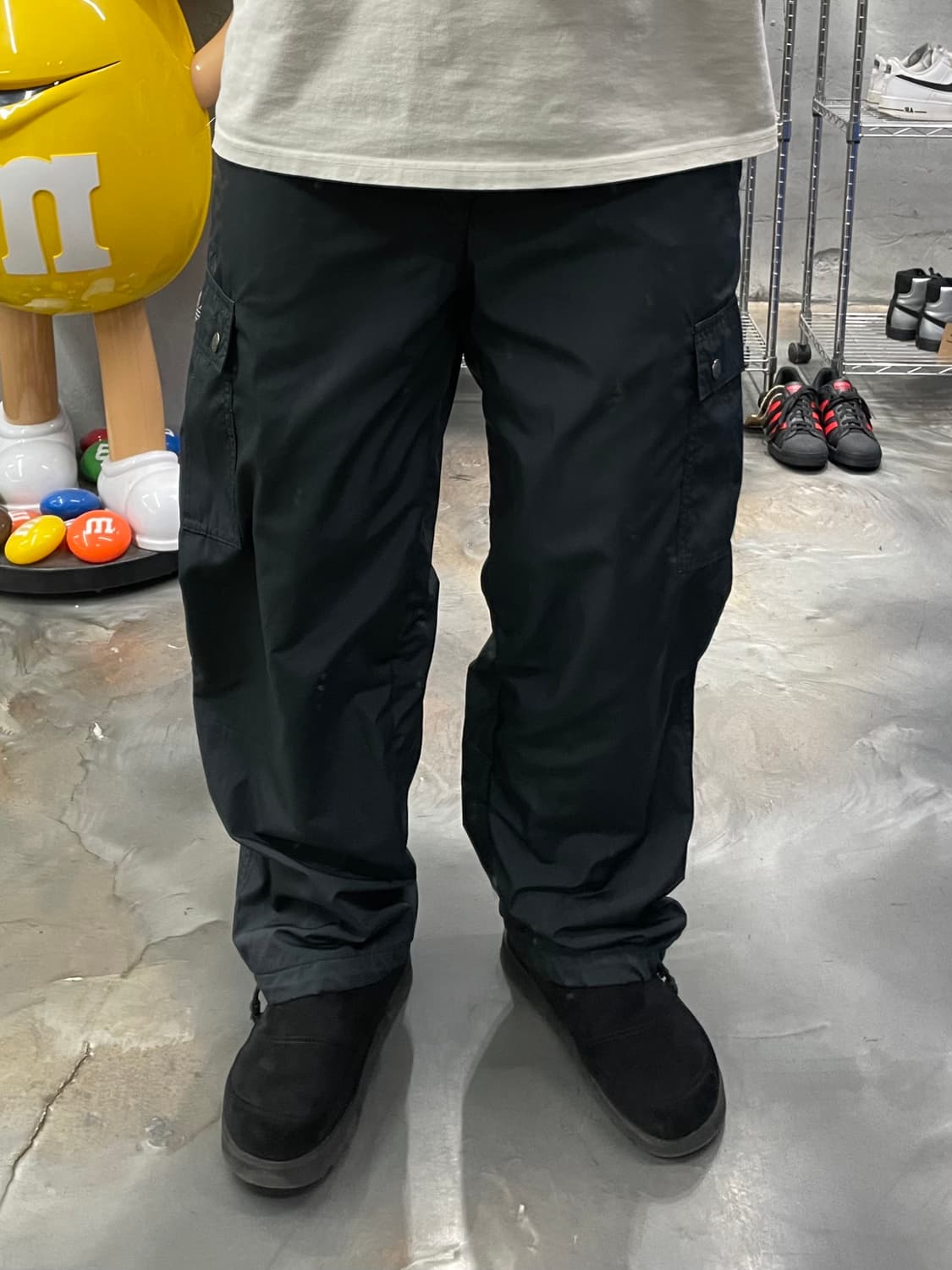 90s 아디다스 트레포일 나일론 카고팬츠 상품이미지7