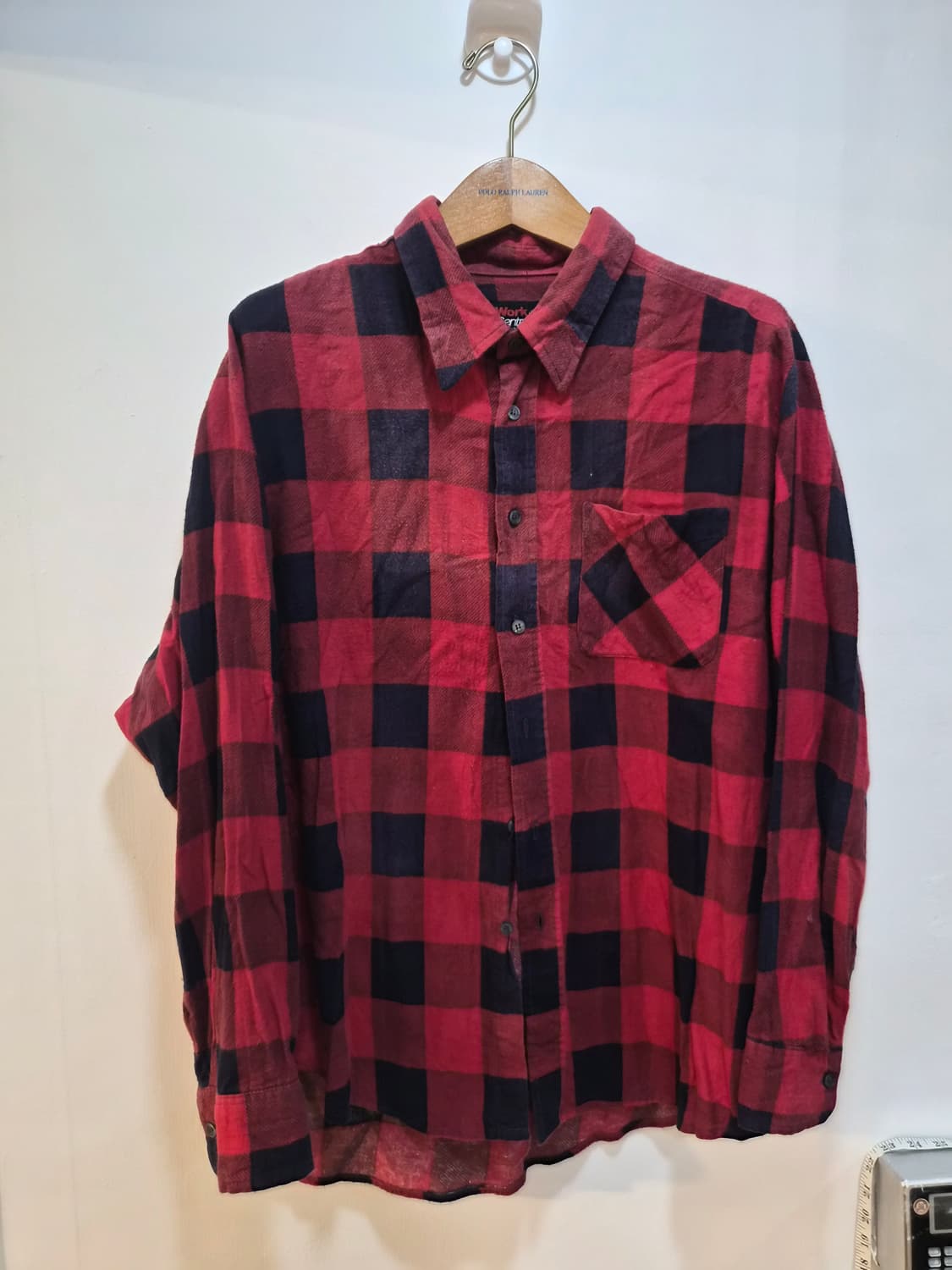 XL) Work Centre L'Atelier 빈티지 플란넬 셔츠 팝니다 상품이미지1