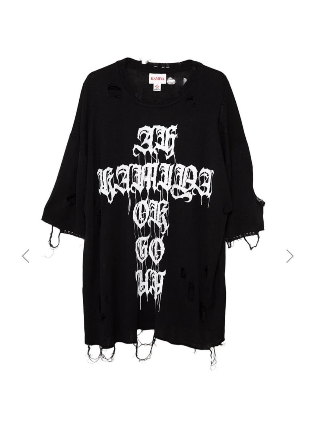 카미야 디스트로이드 니트 반팔 상품이미지1