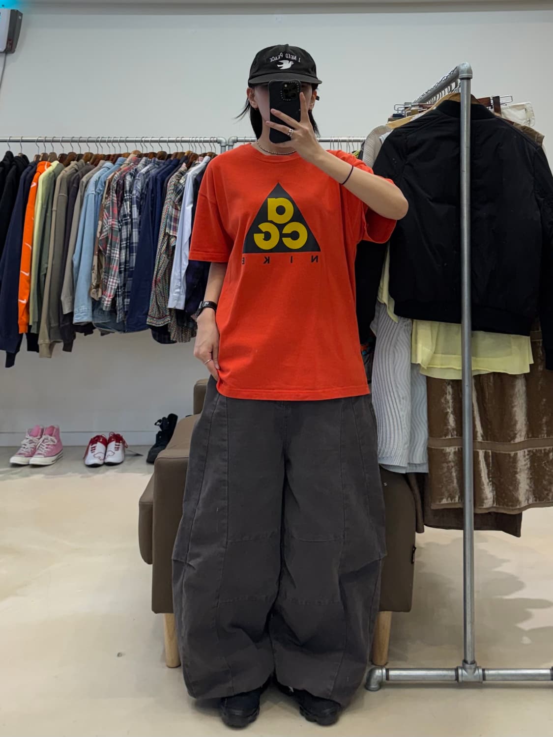 나이키 acg 자이언트 로고 오렌지 상품이미지9