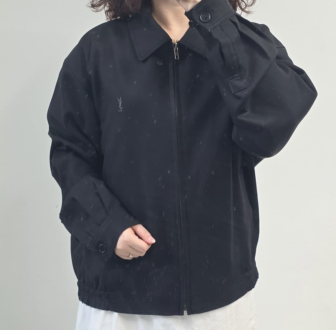 생로랑 블랙 블루종 상품이미지1