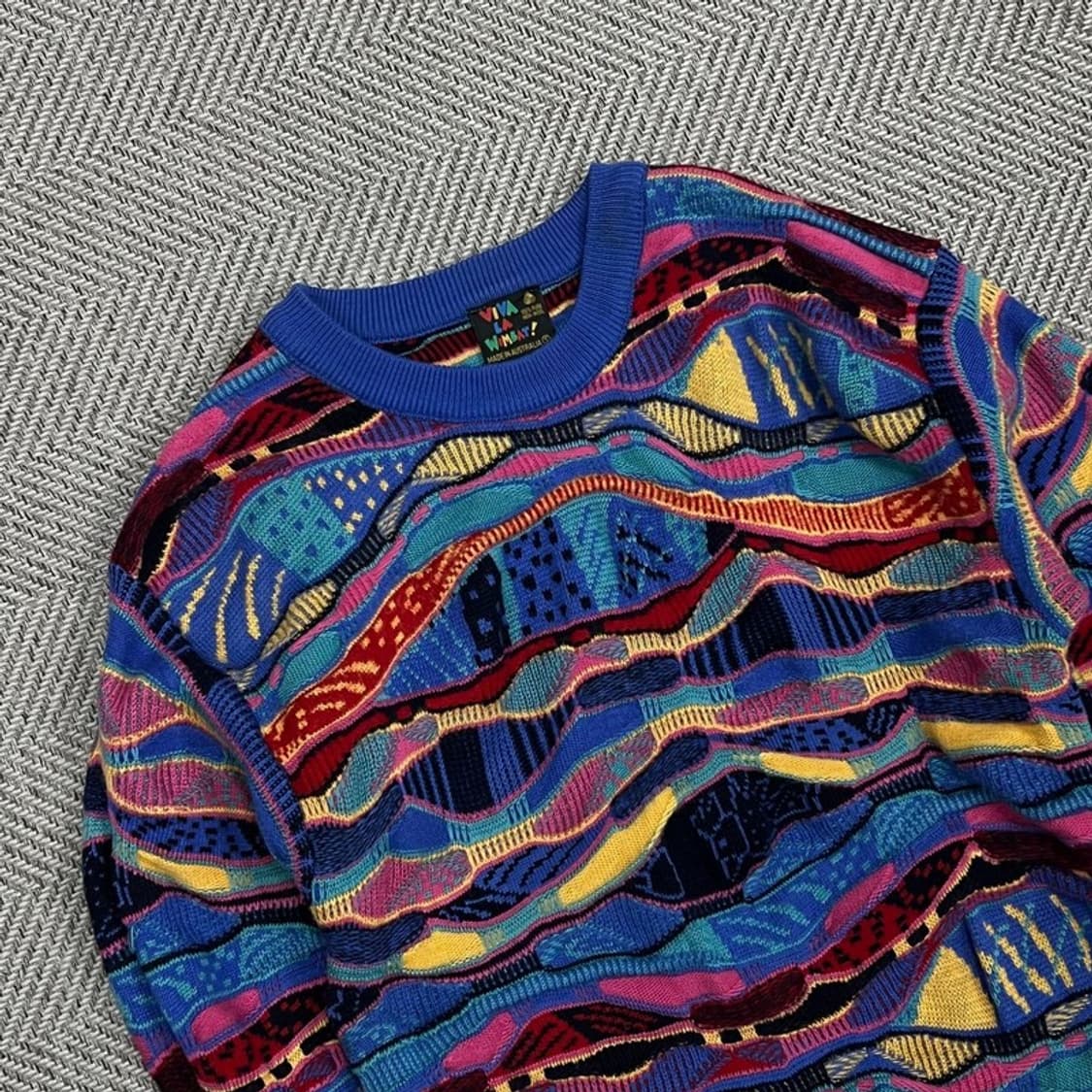 오스트레일리아 입체 케이블 스웨터 v0889 상품이미지3