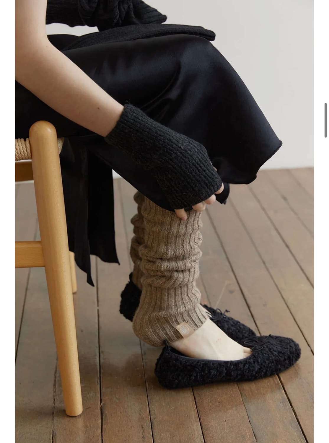 HALDEN 할렌 니트워머 다크베이지 상품이미지4