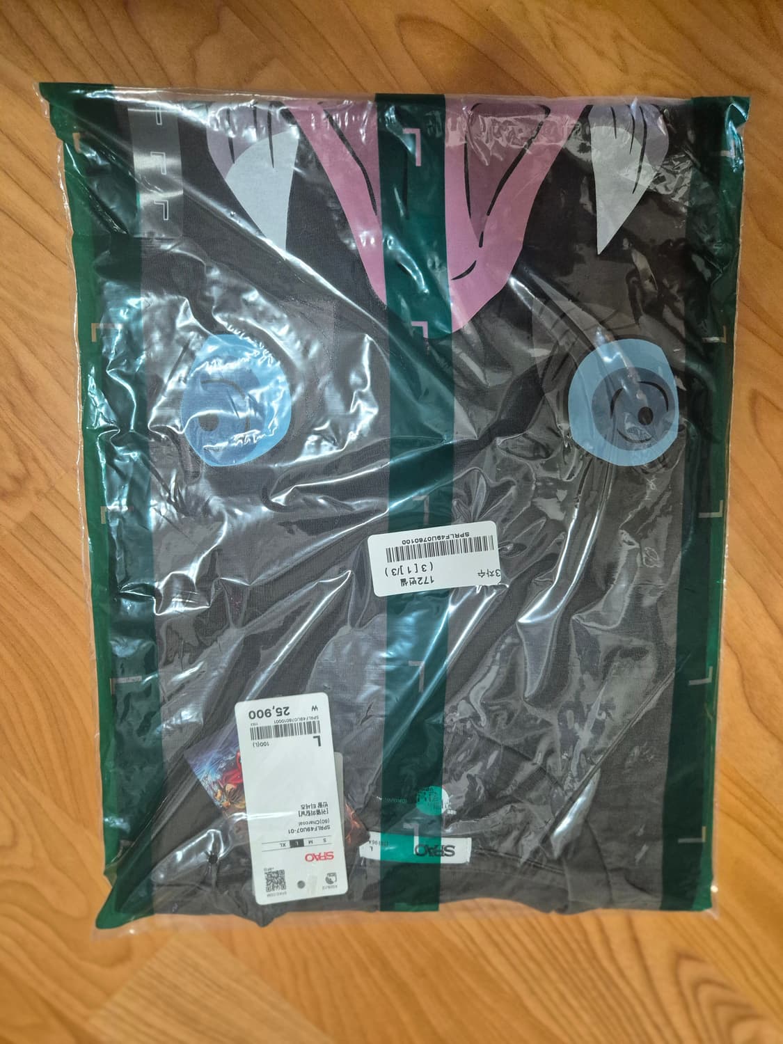 스파오 귀멸의칼날 이노스케티셔츠 팝니다 상품이미지1