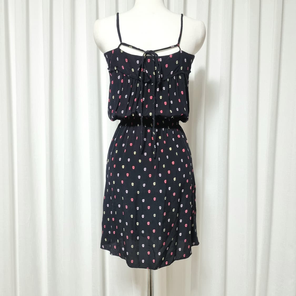 쟈딕앤볼테르 실크30혼방 스컬프패턴 원피스 (44-날씬55) 상태최상 상품이미지3