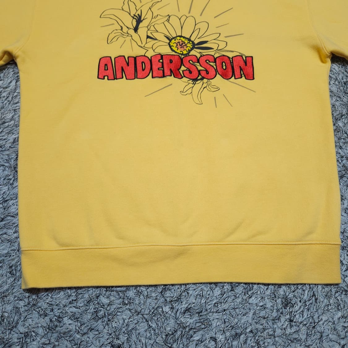 앤더슨벨) L 남자 루즈핏 맨투맨티셔츠 / 왕눈이샵 상품이미지5