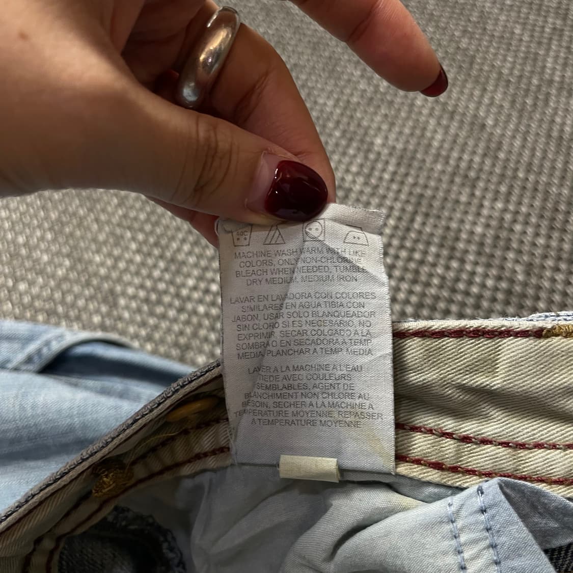  (31) Lee 리 카펜터 연청 워싱 데님 팬츠  상품이미지5