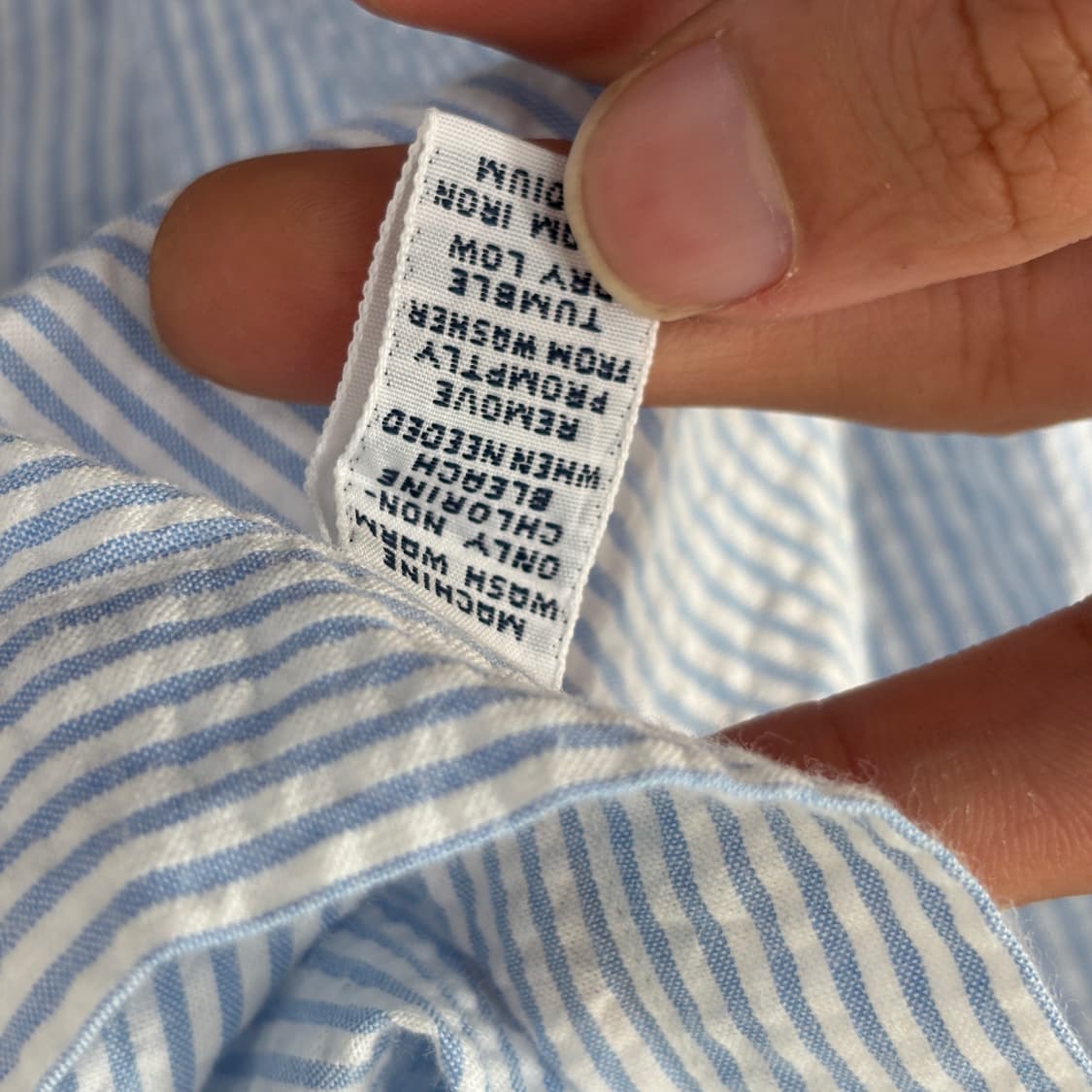 폴로 씨어써커 반팔 셔츠  상품이미지6