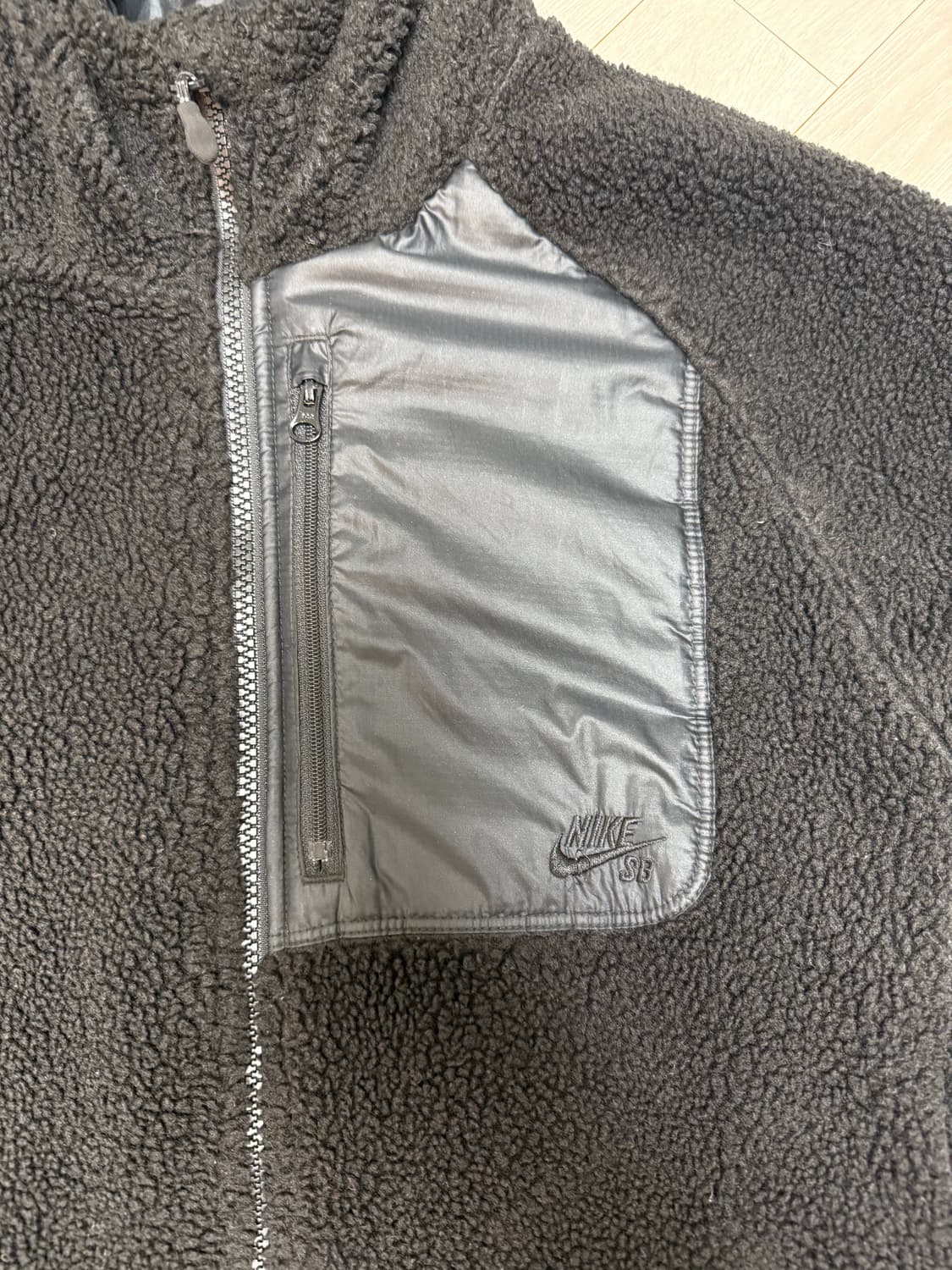 나이키 SB 플리스 후드 자켓 블랙  상품이미지3