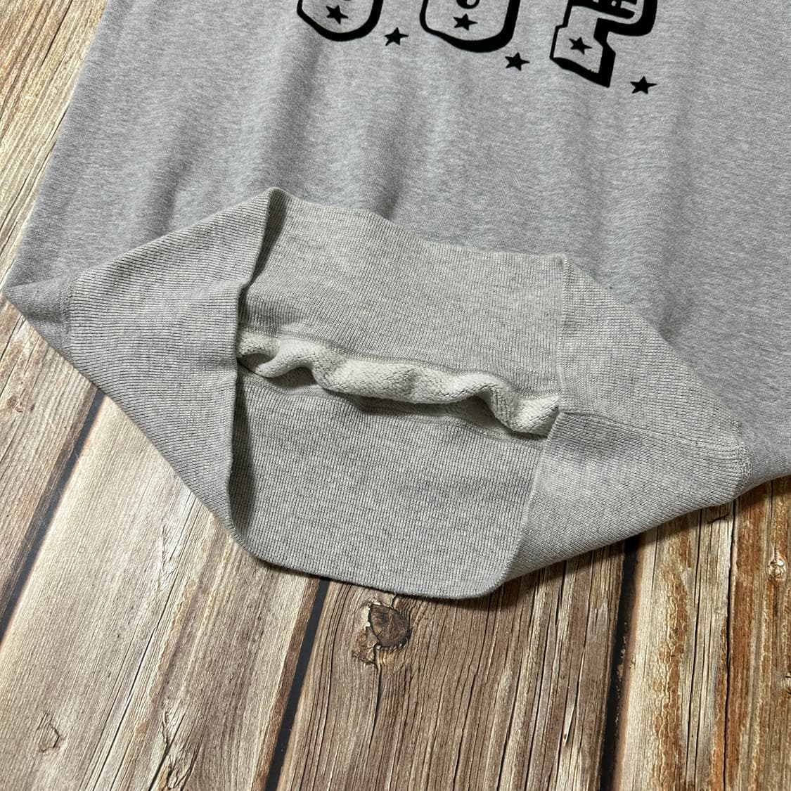 더블웍스 by 웨어하우스 펠트 프린팅 스웻셔츠 그레이 색상 L 사이즈 상품이미지9