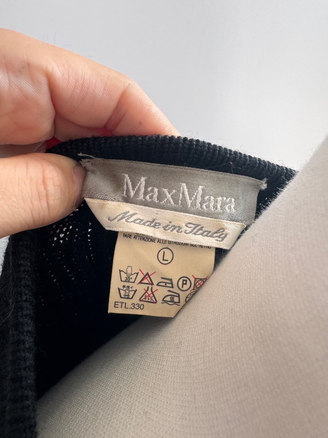 Max Mara 언발 니트 롱슬리브  상품이미지2
