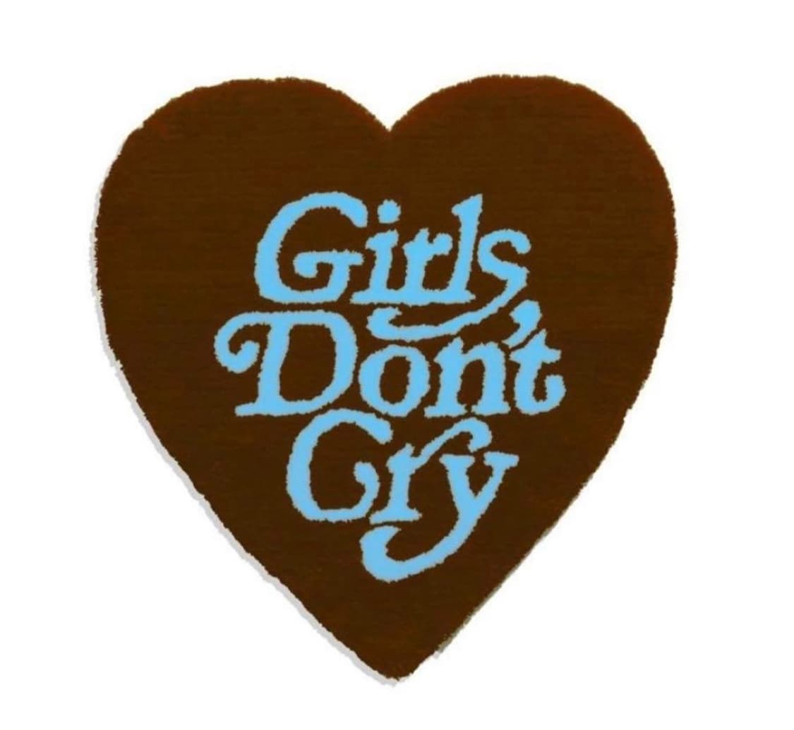 girls don't cry 하트 러그 상품이미지1